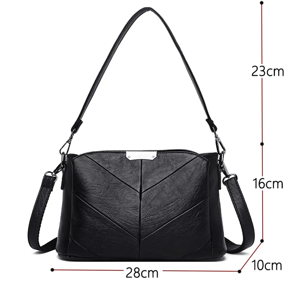 US $21.96 Multi Pocket Women Flap Bag Sac A Main Summer Style Leather Handbags Designer Shoulder Crossbody Bags For Women Bolsa Feminina