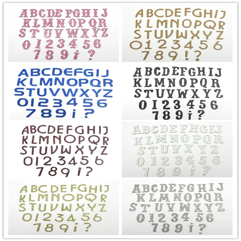 

SALE! Lucia crafts Mixed color Loose letters for Scrapbooking Chipboard 048002016