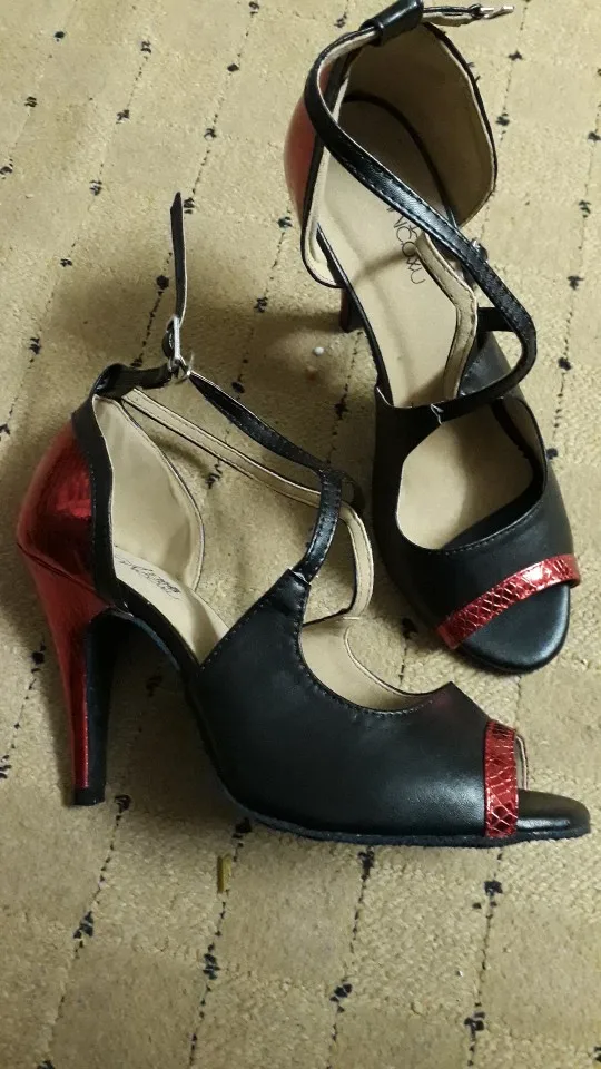 Женская обувь для бальных танцев, латинских танцев, женская обувь для танго, танцевальная обувь на высоком каблуке 10 см, сальса, обувь для социальных вечеринок, мягкая подошва 1614