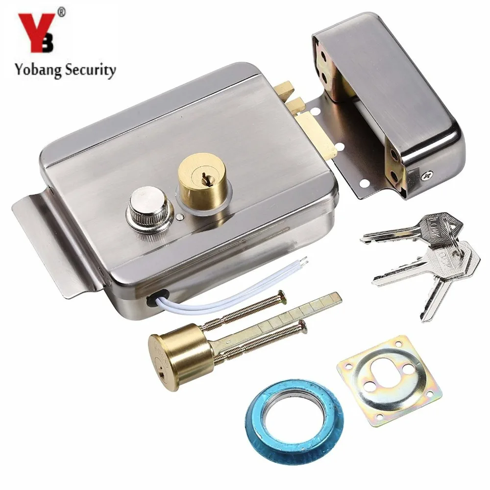 YobangSecurity Anti theft Electric Control Release Rim Door Lock Fail
