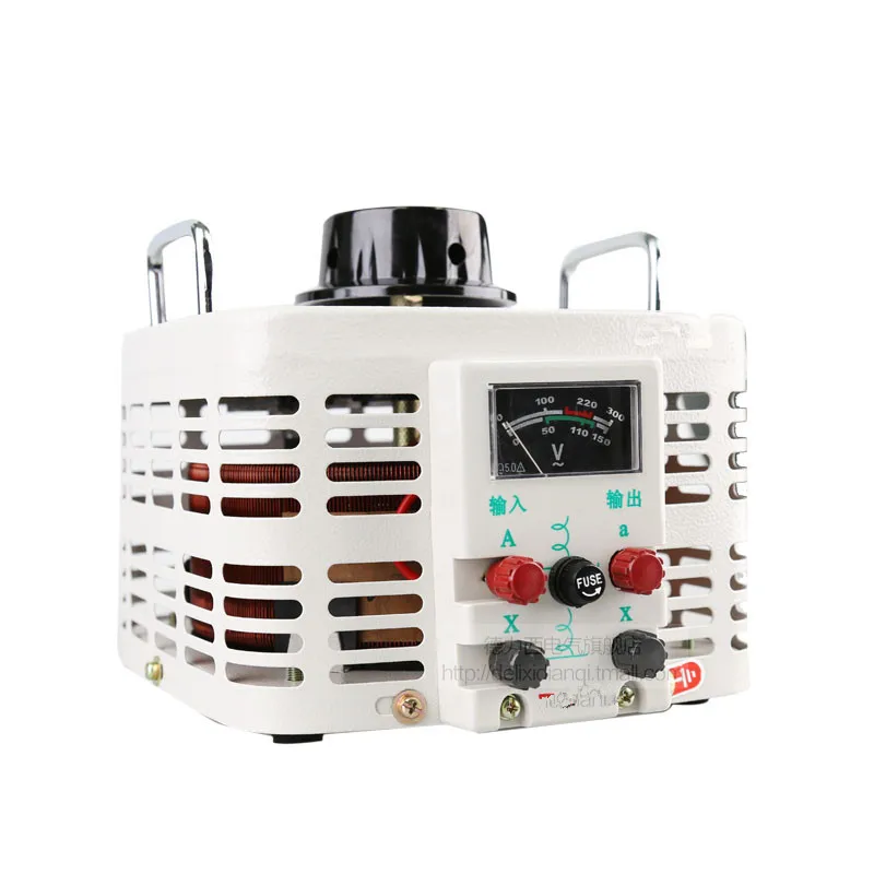 3KVA Voltage regulator household  single phase variac 0-250v voltage converter power converter voltage transformer 220V