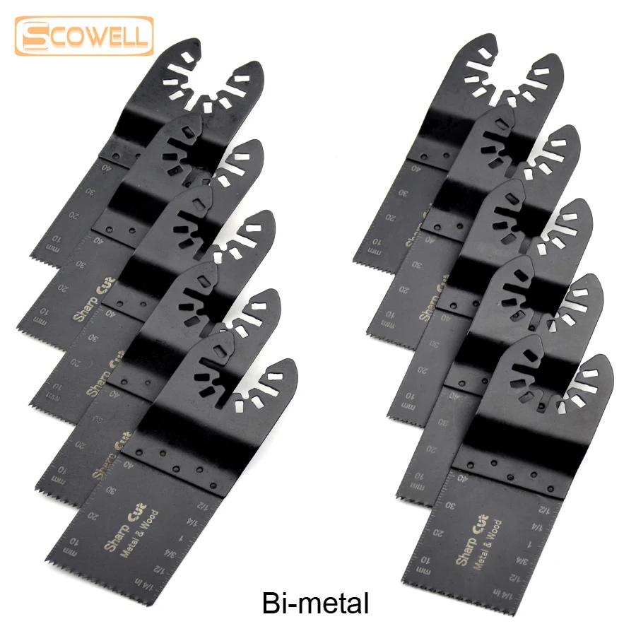 Online 30% de descuento bi metal 34mm herramientas oscilantes universales cuchillas de sierra accesorios aptos para herramientas eléctricas Multimaster sierra de cinta multiherramienta