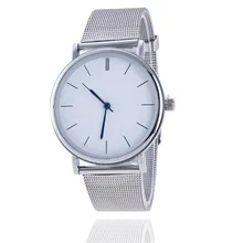 Important Sizzling Sale relogio feminino Girls Girls Silver Stainless Metal Mesh Band Wrist Jan16