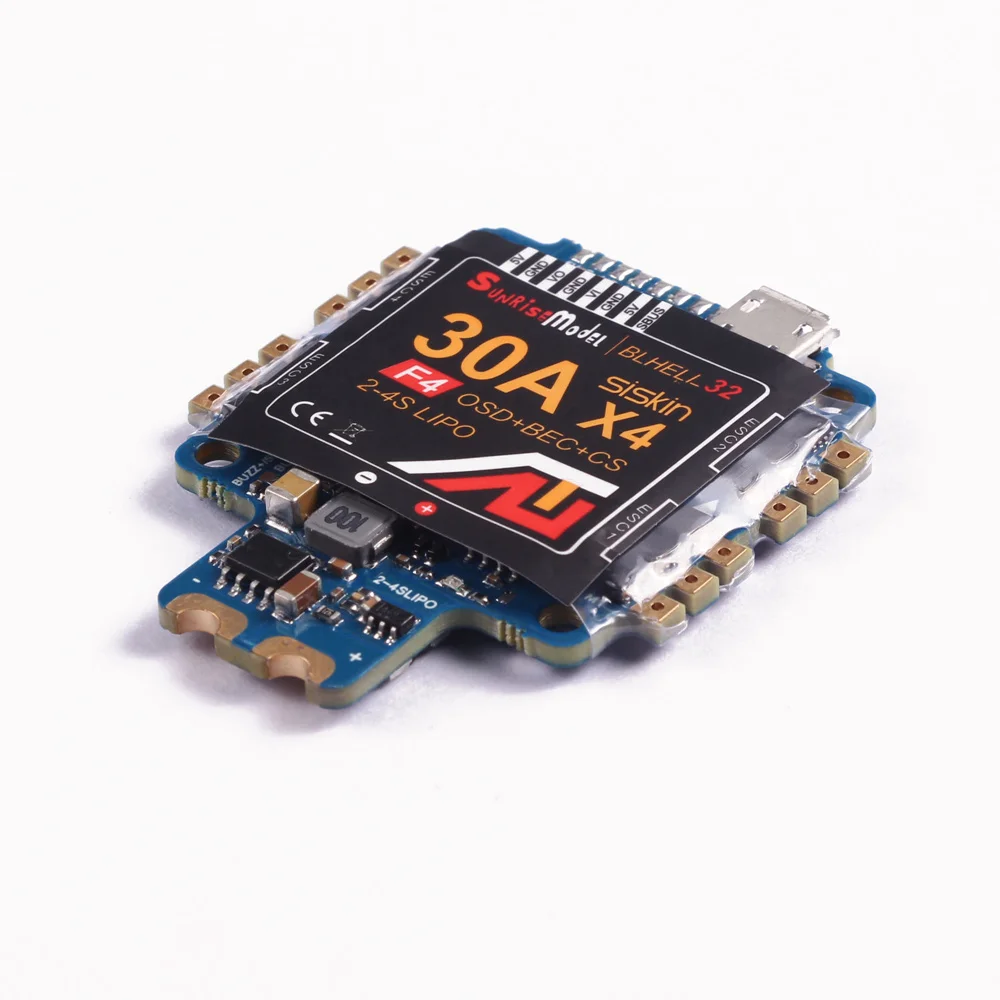F4S 30A blheli _ 32 4 в 1 ESC 5V BEC w/ F4 Контроллер полета AIO OSD Датчик тока для радиоуправляемого