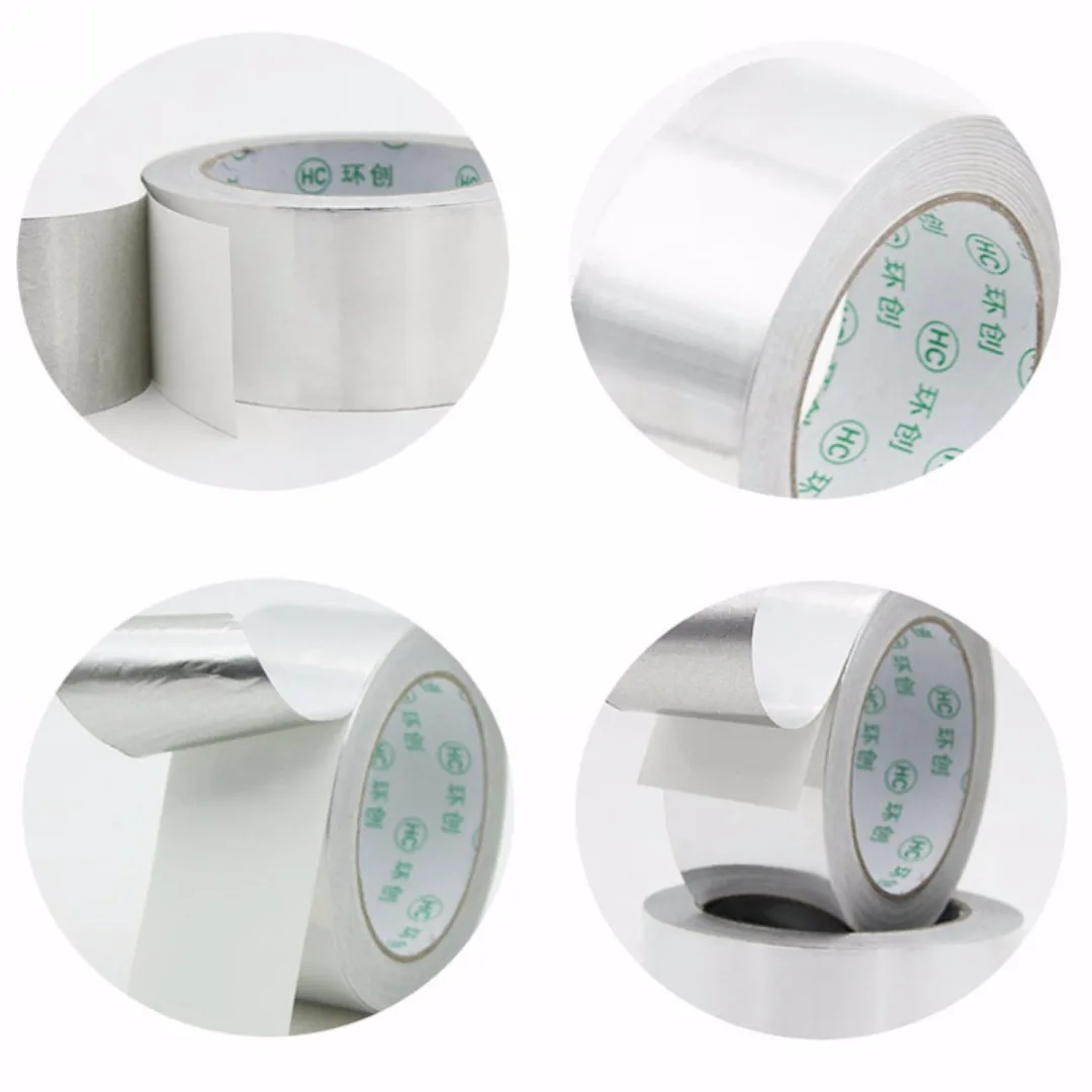Strong Aluminium Self Adhesive Foil Tape 48mmx10m Roll Foil Tape Repair Panel Mayitr Hot Selling