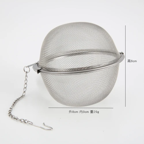 Нержавеющая сталь spice ball чайник для специй фильтр для супа для домашнего чая - Цвет: 1