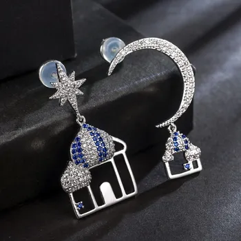 

2020 SALE European and American creative fashion new micro-inlaid zircon earrings Crystal from Swarovskis For Women Hot jewelry