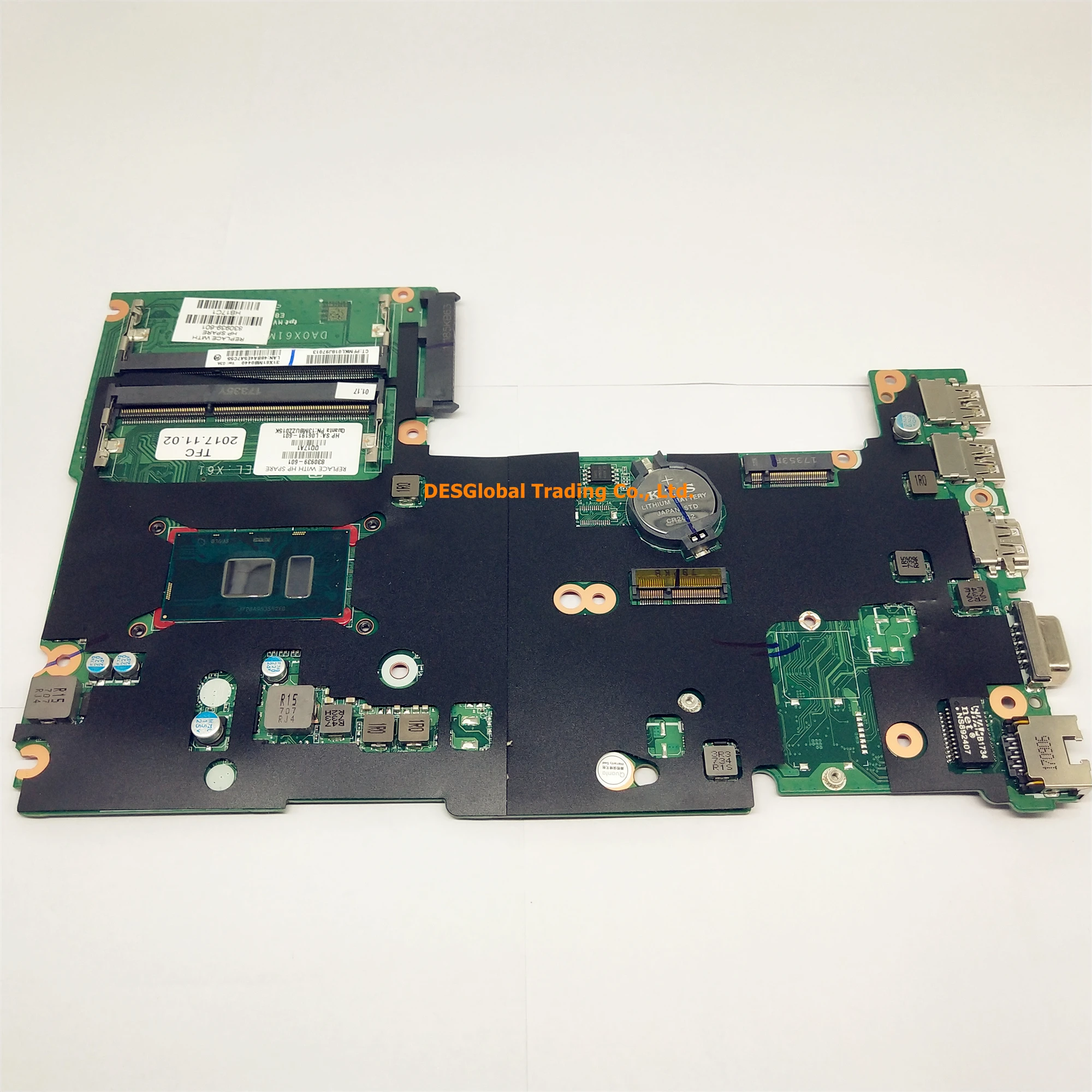 

830939-601830939-001 Mainboard For HP Probook 430 G3 440 G3 430-G3 Laptop Motherboard DA0X61MB6G0 DDR3 i5-6200U CPU 100% Test