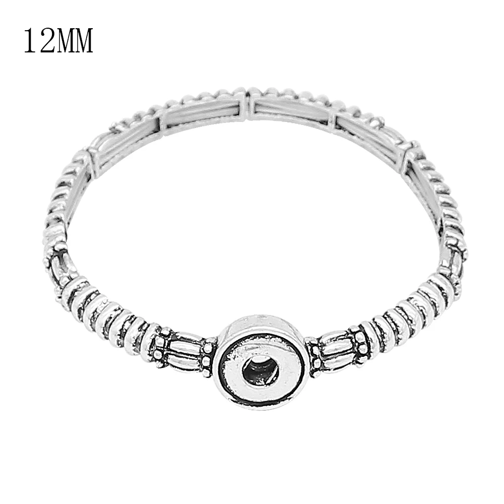 New Fashion Elastic bracelet Adjustable Chain Bracelets Metal Snap
