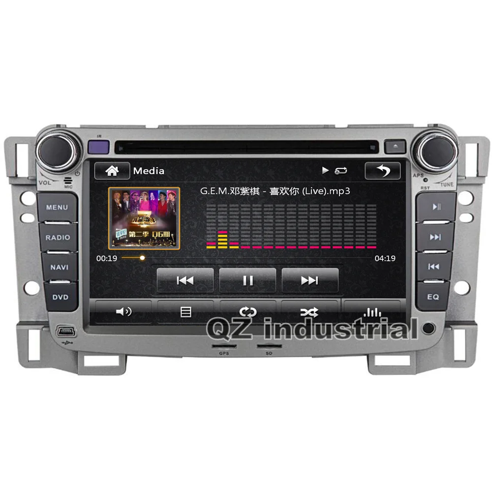 Cheap QZ industrial 2din 7 Inch Windows Ce car dvd player For Chevrolet Sail 2004-2012 With 3G GPS Navi map Radio RDS mirror link SWC 3
