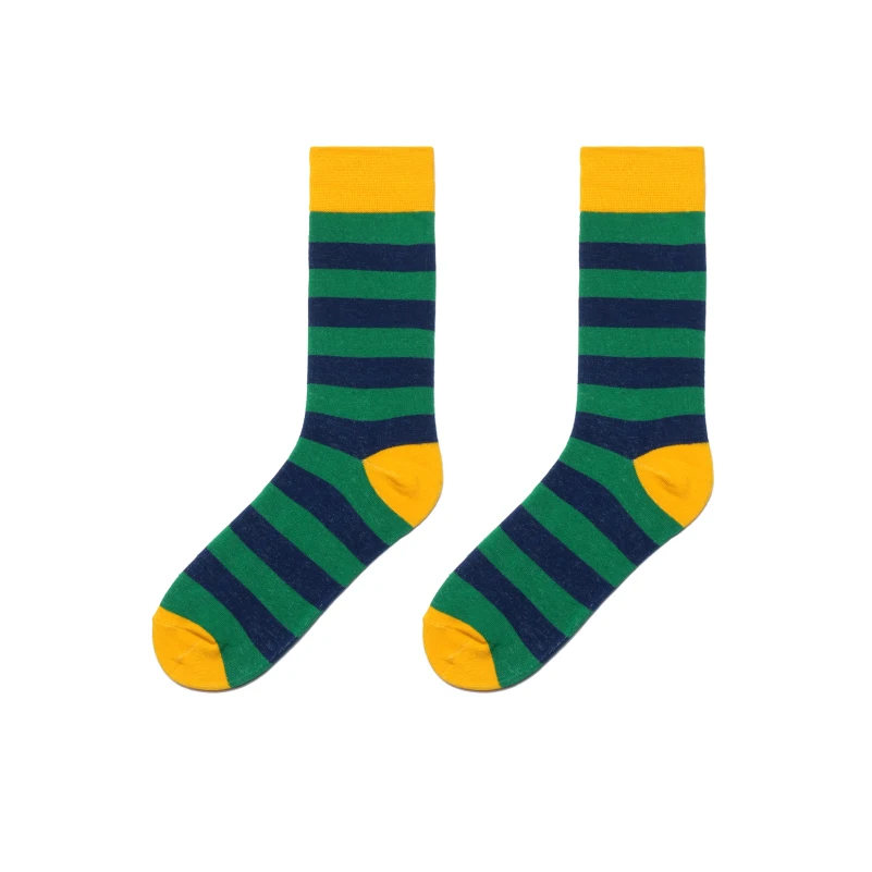 Мужские носки с забавными зебровыми полосками, в горошек, ромбовидная решетка Gecko, цветные, счастливые, хип-хоп, Harajuku, уличные Повседневные носки для катания на коньках, хлопковые носки - Цвет: 6