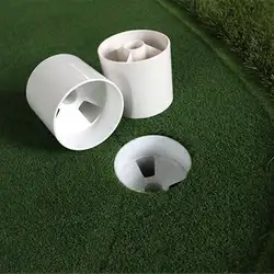 Новинка 1 шт. подкладка для гольфа зеленая дыра лунка для гольфа пластиковый тренировочный мяч розетка стандартный размер