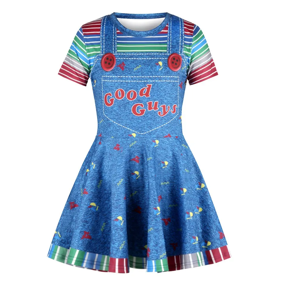 Girls T Short Sleeve Printed Swing Dress (14)