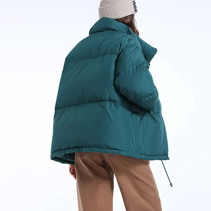 Goedkoop Herfst Winter Jas Vrouwen Parka Mujer 2019 Mode Jas Losse Stand Kraag Jas Vrouwen Parka Warm Casual Plus Size Overjas