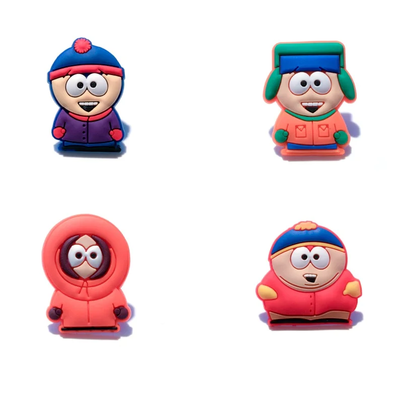 5pcs/lot South Park Cartoon Figure PVC Badges Pin Brooches Clothes/Bag