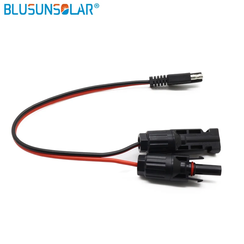 1 шт./лот sae разъем 2 булавки батарея 14AWG 12 &quotDC кабель MC-4 панели солнечные прицепа |