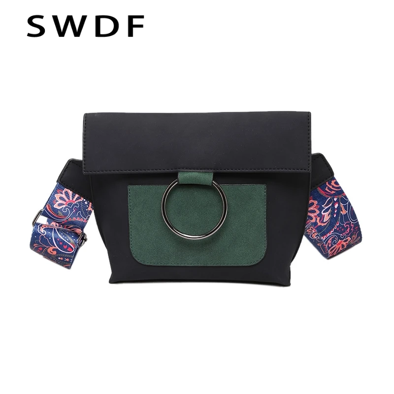 SWDF حقيبة يد فاخرة النساء حقائب كتف مصمم اللون حزام حقيبة كتف الوردي أعلى-حقائب بيد جلدية الصلبة حمل مخلب السيدات