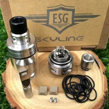 Coppervape Skyline Style RTA MTL Atomizer 4ml 510 Drip Tip E Cigarette Vape Accessories Airdisk MTL SkydisksTank smoke vape Rdta Coppervape Skyline Style RTA MTL Atomizer 4ml 510 Drip Tip E Cigarette Vape Accessories Airdisk MTL SkydisksTank smoke vape Rdta