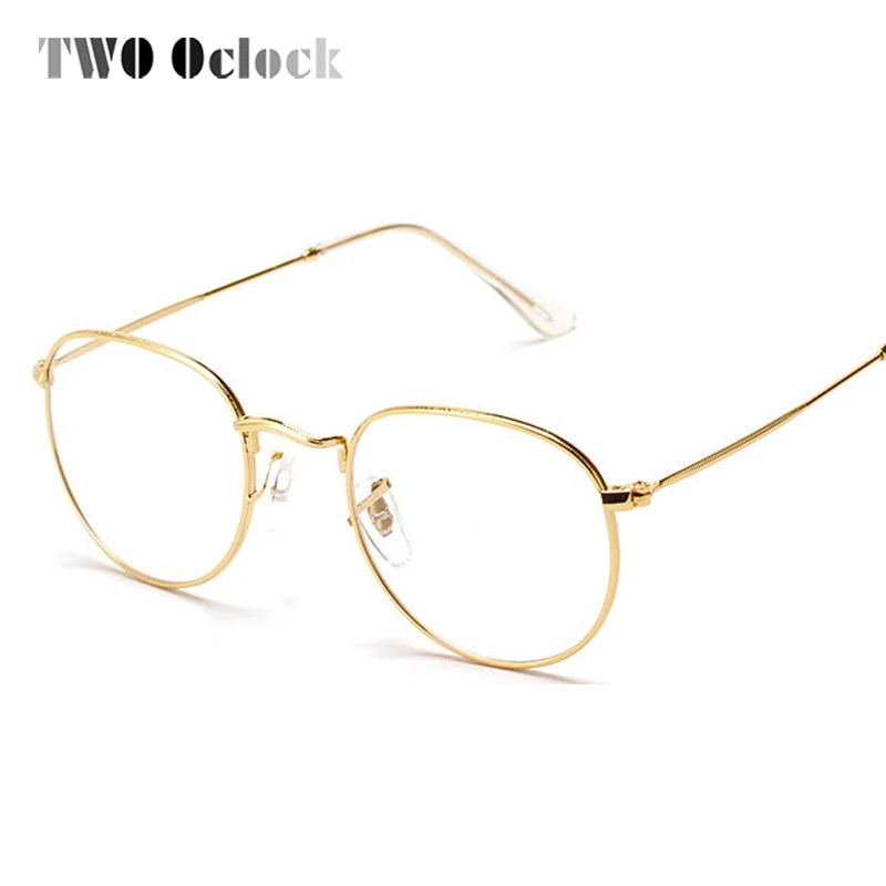con montura de Metal dorado para mujer, lentes ópticas de color dorado, Estilo Vintage, 3447|frame for womenmetal frame eyeglasses - AliExpress