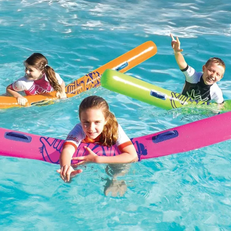 

180 Inflatable Swimming Rings Pool Float Cylindrical PVC Floating Row Children's Water Assisted Learning Swim Float Boia Piscina