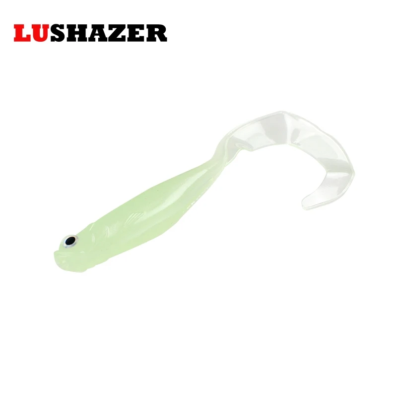 Мягкая рыболовная приманка LUSHAZER 4 шт./лот 6 г 11 см приманки для ловли карпа мягкие