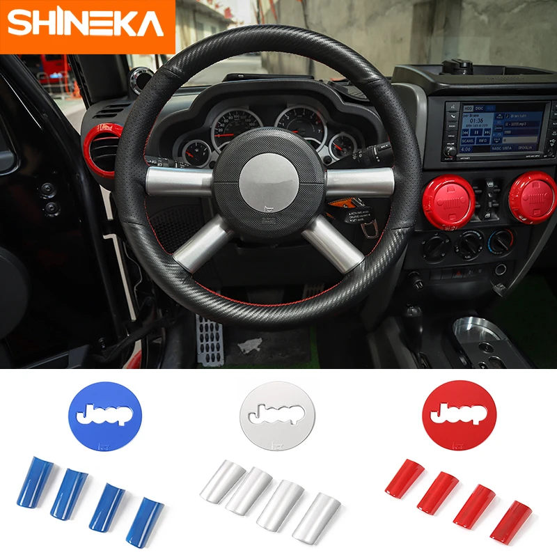 Chrome Interior Set for Jeep Wrangler JK from 2007-2010