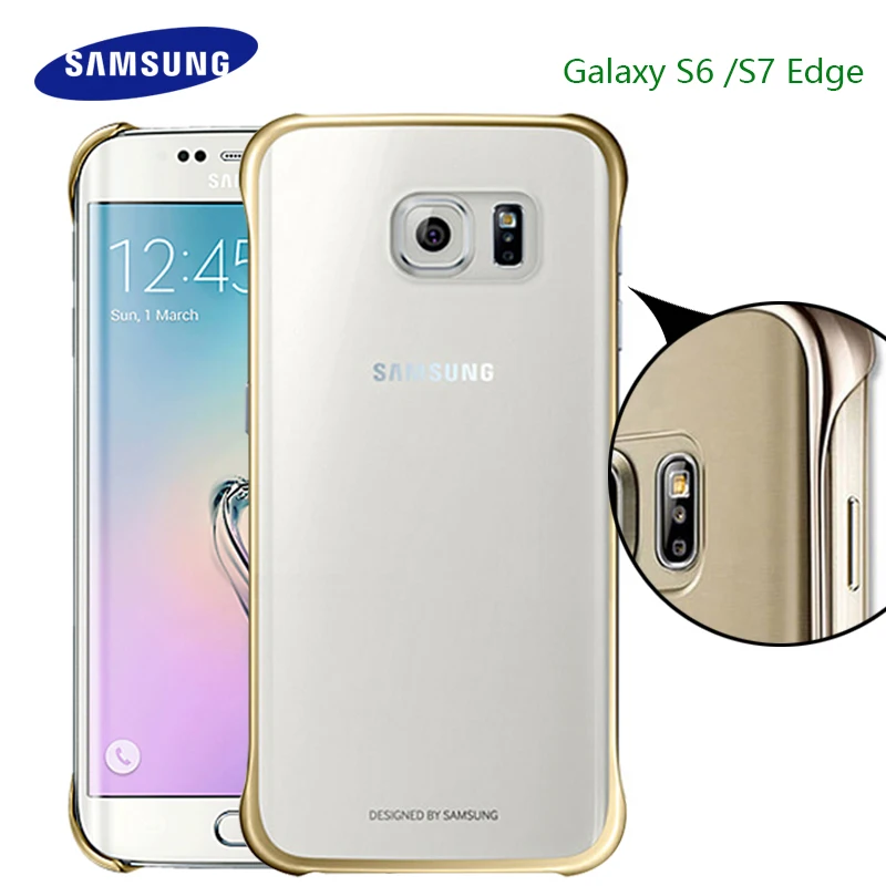 Funda protectora transparente para Samsung S7 S6 Edge, carcasa protectora trasera Ultra delgada para samsung s7 S6, Original|case for samsung s7|s7 edge casecase for samsung - AliExpress