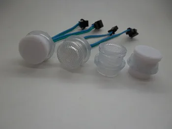 

DC5V 20mm WS2811 led pixel module light, addressable 5050 SMD RGB led module lights, Waterproof IP67, transparent/milky cover