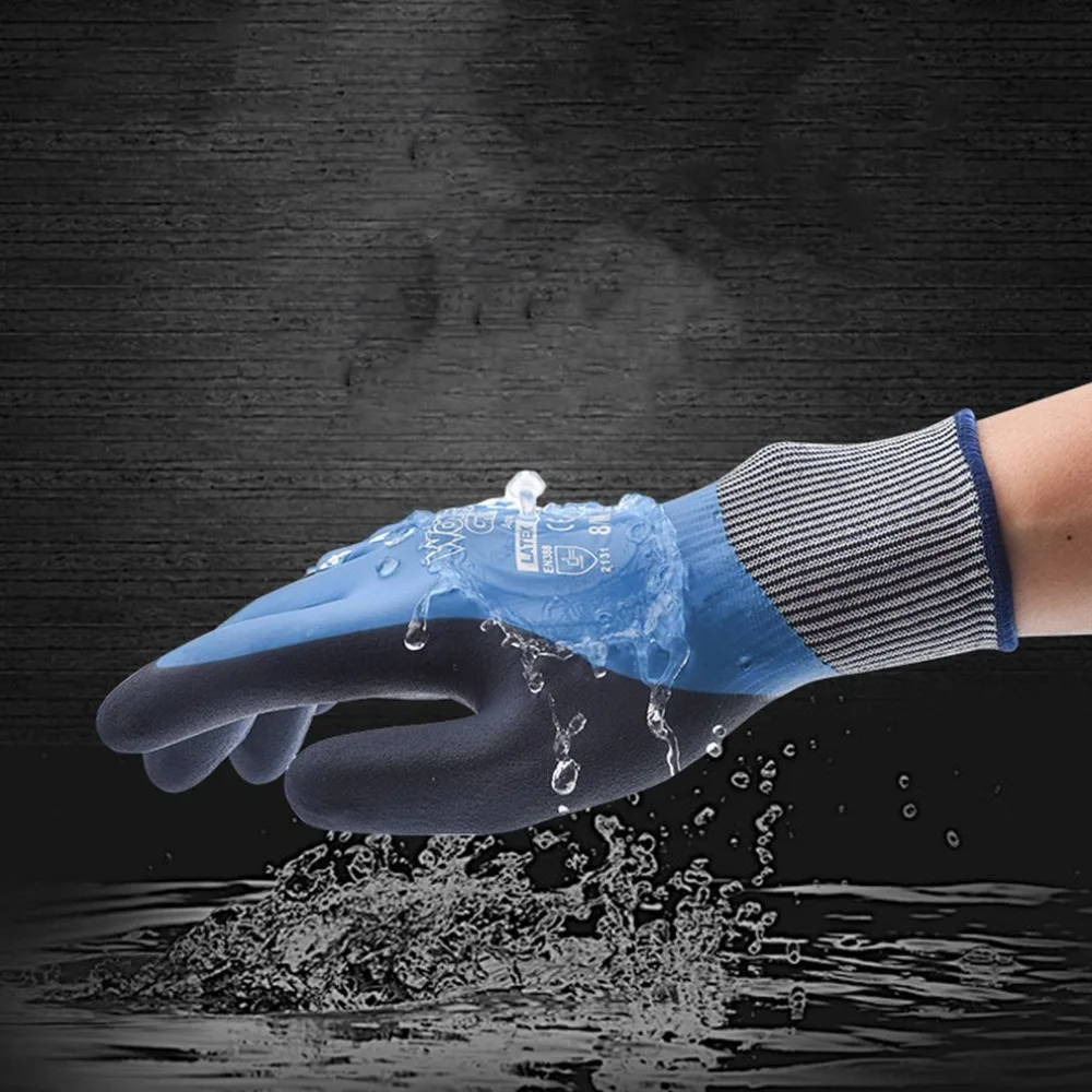 Wonder Grip WG-318 универсальные анти-Резные Перчатки безопасные устойчивые к порезам водонепроницаемые садовые защитные эмульсионные перчатки Новое поступление