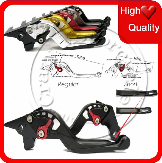 Folding extendable brake clutch levers For Honda cbr 600 f2 f3 f4 f4i