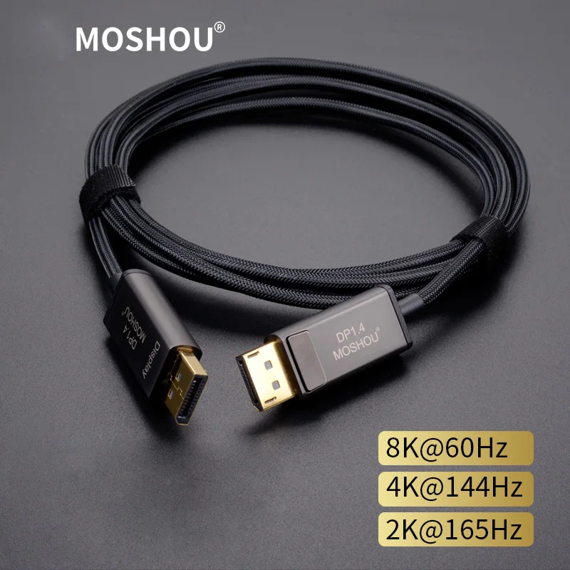 

Fever DP 1.4 Fiber Optic Cable For Esports High Refresh Rate Copper Wire Line For Player Essentials DisplayPort 1.4 Game Cable