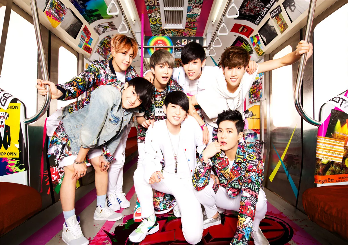Популярные KPOP GOT7 постер музыкальной группы известной звезды Картины с белым покрытием получил 7 JinYoung Jr плакаты украшения для дома настенные Стикеры B5 - Цвет: 27