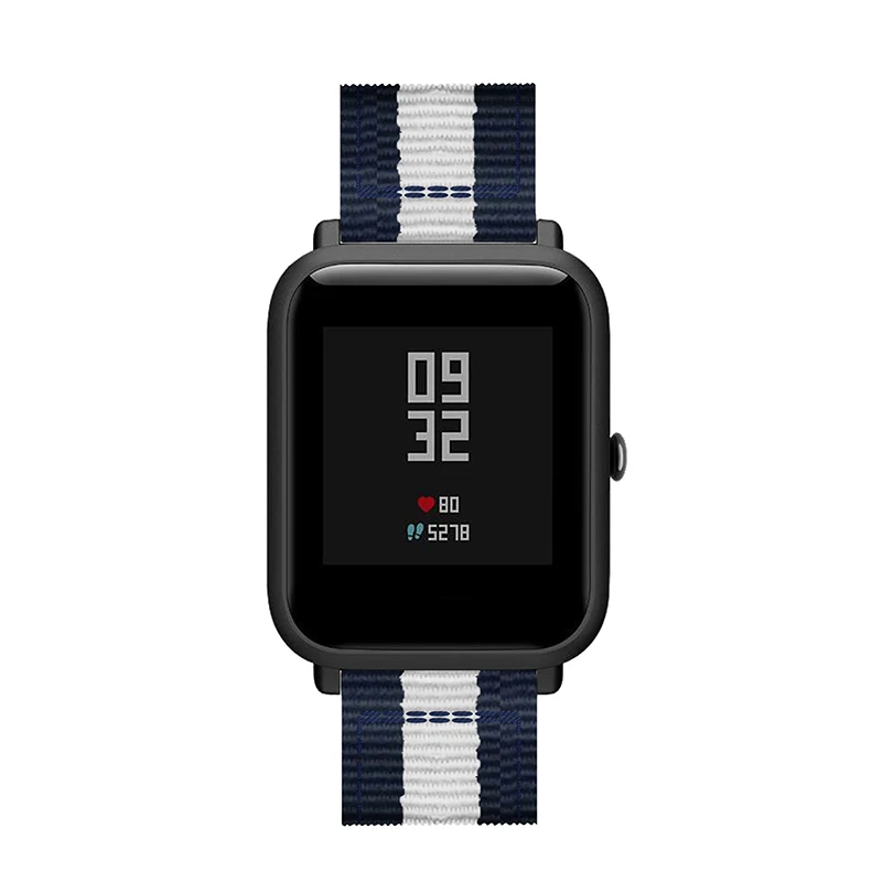 Нейлоновый ремешок для часов Amazfit Bip Youth для Xiaomi Huami Amazfit GTR 42 мм браслет для Huami Amazfit GTS ремешок на запястье