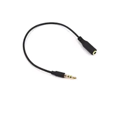 3,5 мм штекер-Женский Aux кабель удлинитель для мобильного телефона наушники позолоченный Aux адаптер для автомобиля
