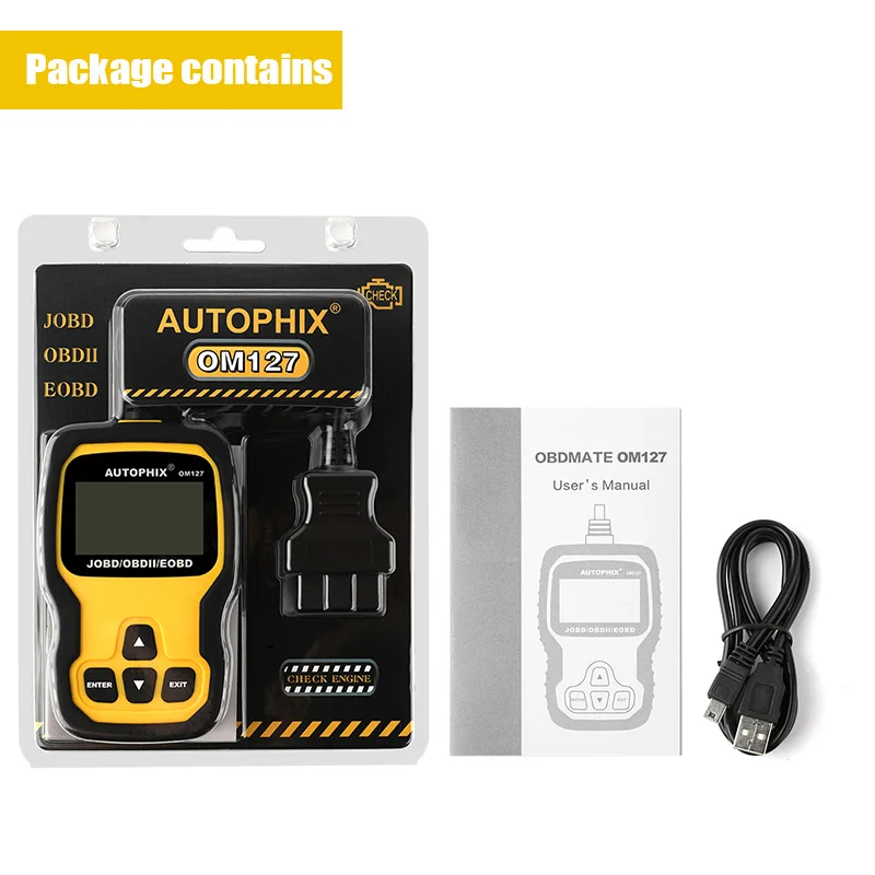 OBD2 автомобильный сканер ODB2 диагностический инструмент OBDII EOBD JOBD считыватель