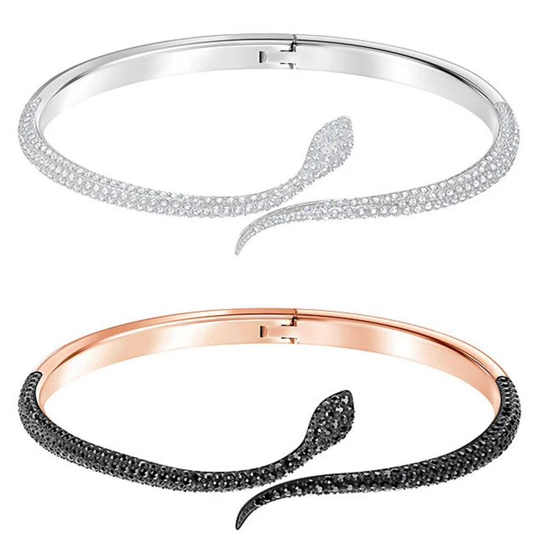 

SERVICE YOU Fashion 100% Sterling Silver Original 1:1 Have Logo High Quality Leslie-Bangle Bracelet Women Jewelry Free Mail