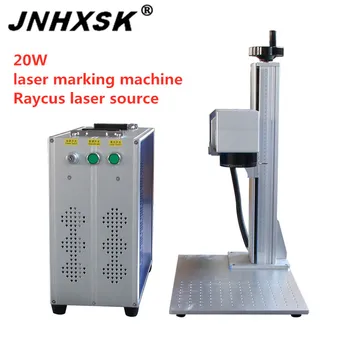 

JNHXSK new machine 20w fiber laser marking machine Air cooling mini machine engraver metal ring desktop cover car key jewelry