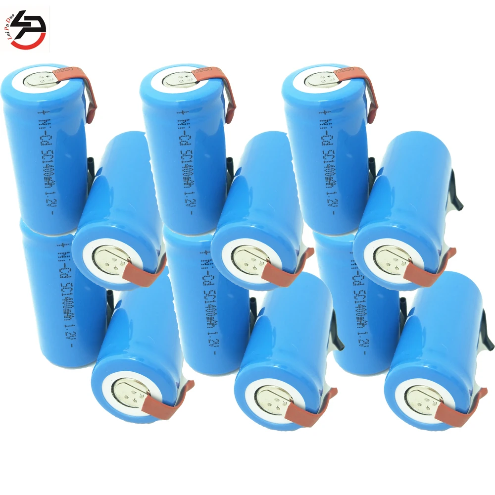 Аккумуляторная батарея Laipuduo SC1400mah 12 шт. аккумулятор 1 2 В SC 1400 мАч | Электроника