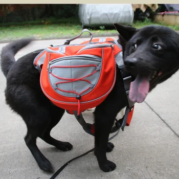 

Lovoyager High Quality Pet Accessories Waterproof Adjustable Nylon Dog Saddle Bag Backpack For Hiking Travel