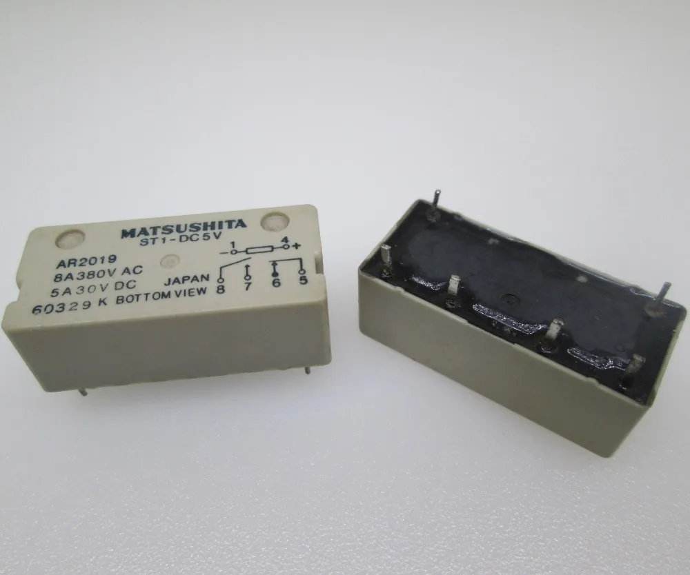 Новое реле ST1-DC5V 5VDC ST1-DC5V-F ST1-DC5V-5vdc DC5V 5V 8A 380VAC 6PIN | Обустройство дома