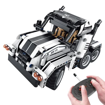 

Technic 2 IN 1 Power Functions Infrared Ray RC Car Truck-Tractor Building Blocks Model Bricks Classic For Children Toys Gift