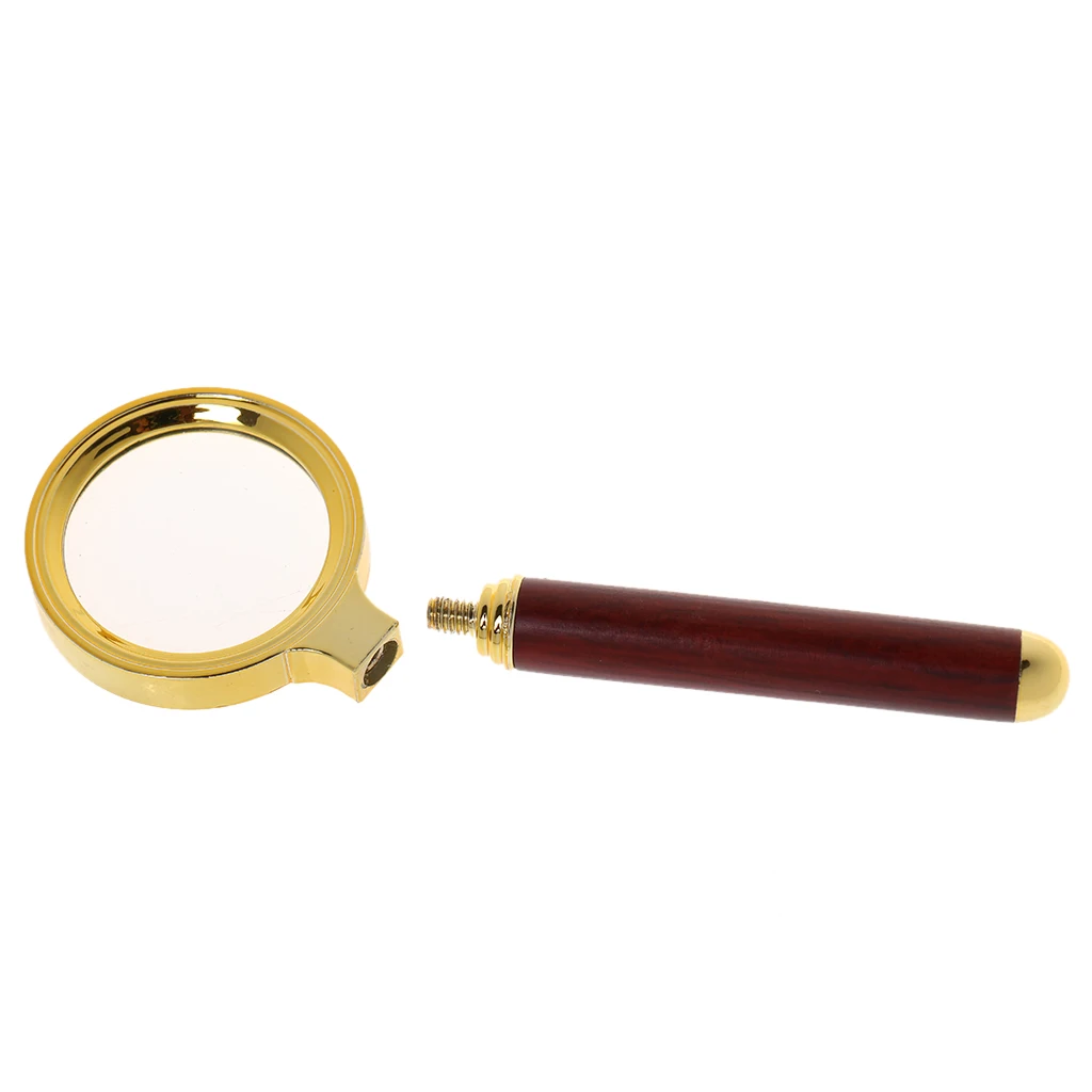 Vintage Handheld Magnifier Magnifying Glass Loupe Reading Jewelry Magnifying Glass 1.65 Inch 