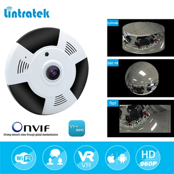 

360 Degree Panoramic Camera IP 1080P 2MP Home Security IP Camera Wifi Two Way Audio Camera 2.88mm Fisheye Lens VR CAM#50