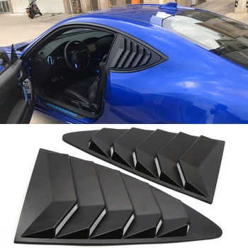 

For Toyota 86 GT86/Subaru BRZ 2012-2018 Car Accessories Exterior ABS Side Back Window Shutter Decoration Cover Trim 2pcs