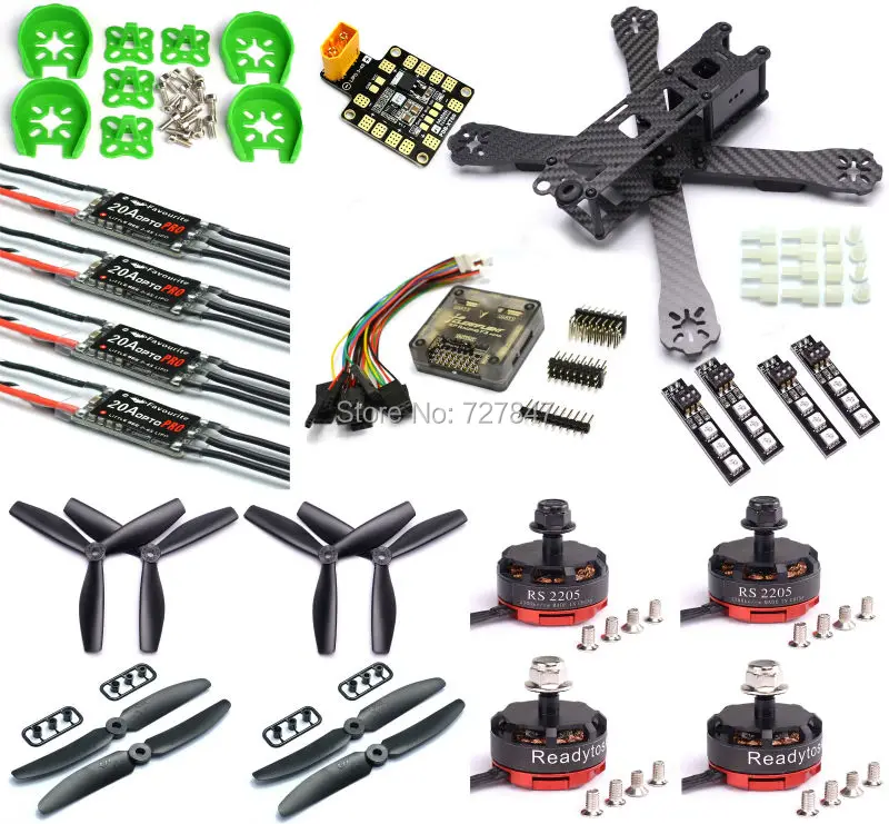 QAV R 220mm Carbon Fiber Racing font b Drone b font Quadcopte QAV R 220 F3