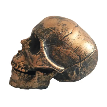 

Halloween Skeleton Skull Gold Silver Rose Gold 160 Skull Haunted House Escape horror props Decorations