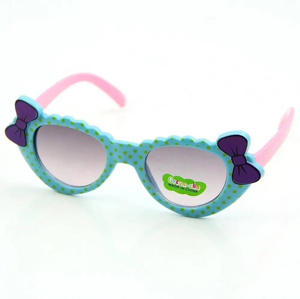 Детские солнцезащитные очки для девочек бренд кошачий глаз детские очки для мальчиков UV400 линзы детские солнцезащитные очки милые очки - Цвет линз: Bluepink