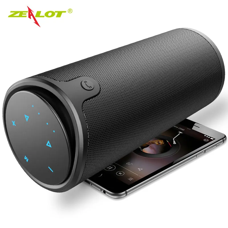 ZEALOT S8 Outdoor Bluetooth Speaker 3D Stereo Wireless HiFi Column Touch Control Portable Subwoofer TF card Slot + Power Bank ZEALOT S8 Outdoor Bluetooth Speaker 3D Stereo Wireless HiFi Column Touch Control Portable Subwoofer TF card Slot + Power Bank