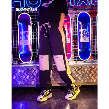

SODA WATER Sweatpants Women Pants Casual Streetwea Elastic Vintage Girl Track Pants Loose Fit Sweatpants Harem Pants Women 9334S