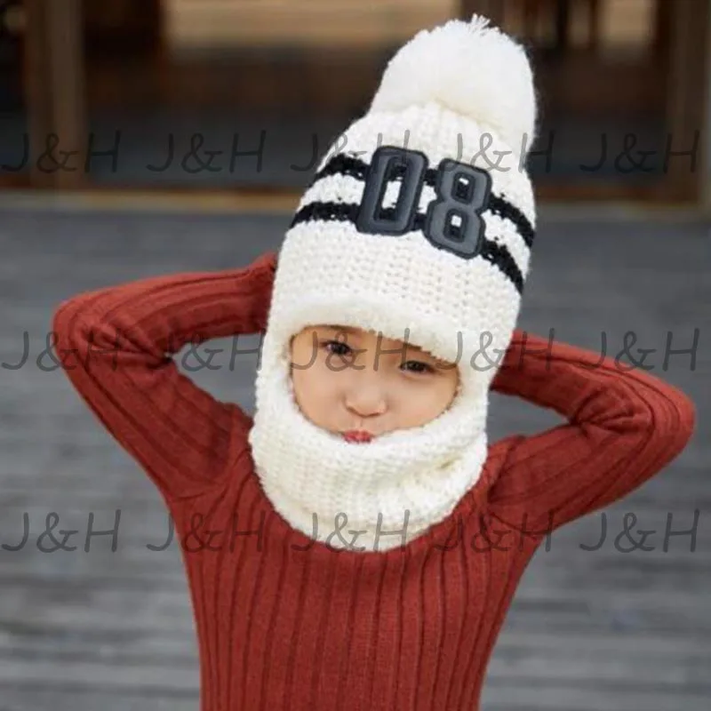 Модная детская теплая флисовая вязаная шапочка для мальчиков и девочек, зимняя плотная вязаная шапка для мамы и детей, лучший подарок для семьи